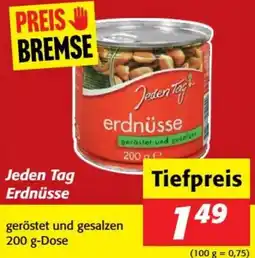 Nah&Frisch Jeden Tag Erdnüsse Angebot