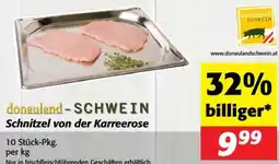Nah&Frisch donauland-SCHWEIN Schnitzel von der Karreerose Angebot