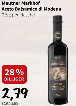 Der Grissemann Mautner Markhof Aceto Balsamico di Modena Angebot