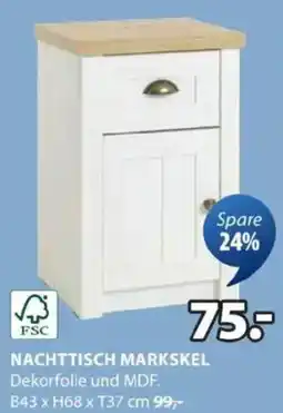 JYSK Nachttisch markskel dekorfolie und mdf. Angebot