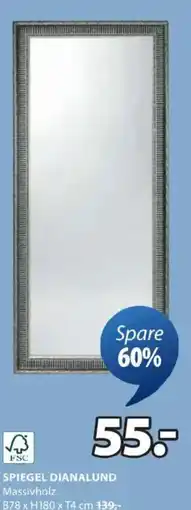 JYSK Spiegel dianalund massivholz. Angebot