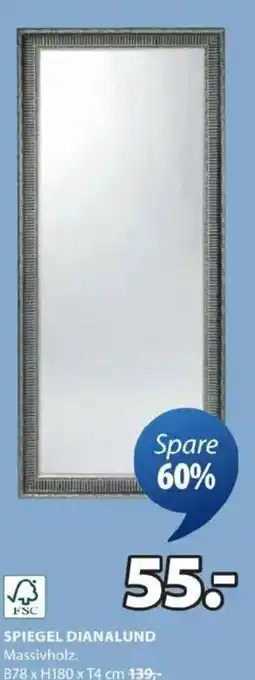 JYSK Spiegel dianalund massivholz. Angebot