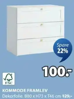 JYSK Kommode framlev Angebot