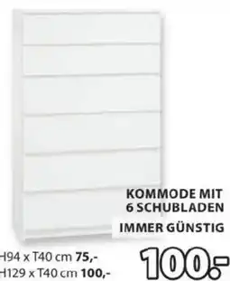 JYSK Kommode mit 6 schubladen immer günstig Angebot