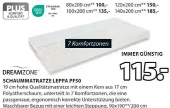 JYSK Schaummatratze leppa pf50 Angebot