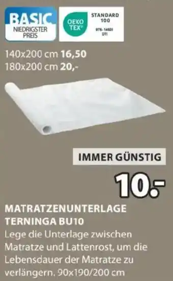 JYSK Matratzenunterlage terninga bu10 Angebot
