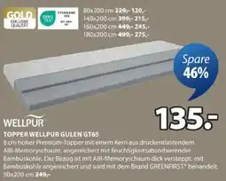 JYSK Topper wellpur gulen gt65 Angebot