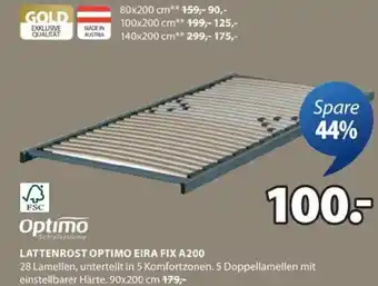 JYSK Lattenrost optimo eira fix a200 Angebot