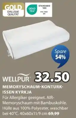 JYSK Memoryschaum-konturk- issen kyrkja Angebot