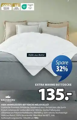 JYSK Vier-jahreszeiten-bettdecke melkfjellet Angebot