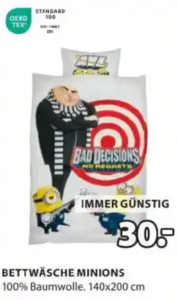 JYSK Bettwäsche minions Angebot