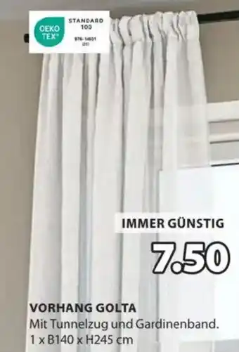 JYSK Vorhang golta Angebot