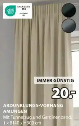JYSK Abdunklungs-vorhang amungen Angebot