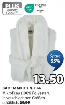 JYSK Bademantel nitta mikrofaser Angebot