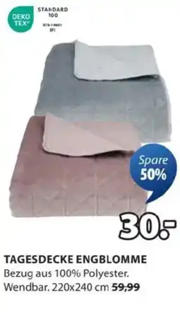 JYSK Tagesdecke engblomme Angebot