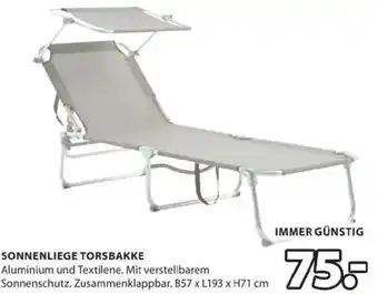JYSK Sonnenliege torsbakke Angebot
