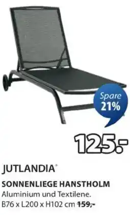 JYSK Sonnenliege hanstholm Angebot