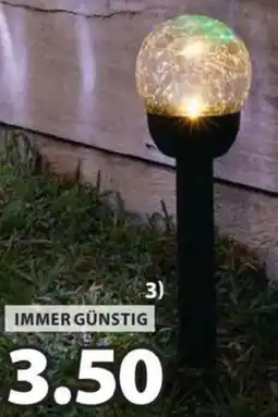 JYSK Solarlampe svartand glas und kunststoff Angebot