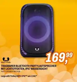 Expert Tragbarer bluetooth-partylautsprecher mit lichteffekten, ipx7 wasserdicht Angebot