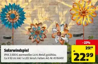 Hagebau Solarwindspiel Angebot