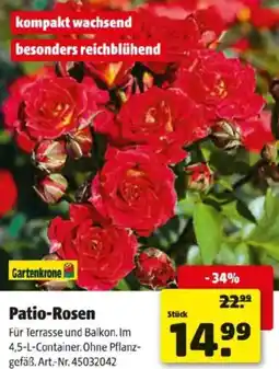 Hagebau Patio-Rosen Angebot