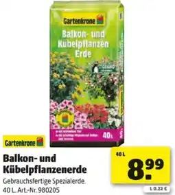 Hagebau Balkon- und Kübelpflanzenerde Angebot