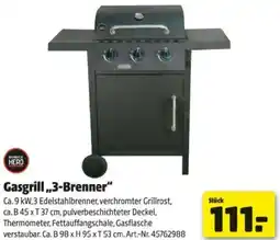 Hagebau Gasgrill,,3-Brenner Angebot