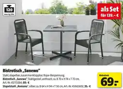 Hagebau Bistrotisch,,Sunewo Angebot