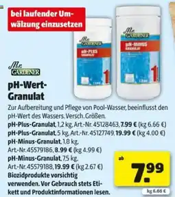 Hagebau pH-Wert- Granulat Angebot
