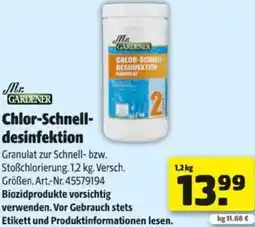 Hagebau Chlor-Schnell- desinfektion Angebot