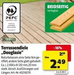Hagebau Terrassendiele Douglasie Angebot