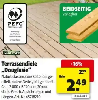 Hagebau Terrassendiele Douglasie Angebot