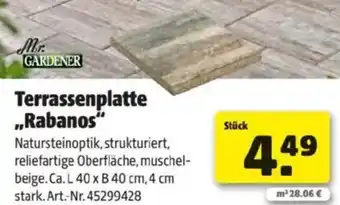 Hagebau Terrassenplatte ,,Rabanos Angebot