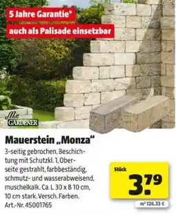 Hagebau Mauerstein,,Monza Angebot