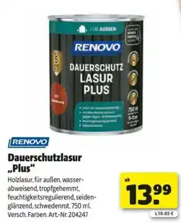 Hagebau Dauerschutz lasur plus Angebot
