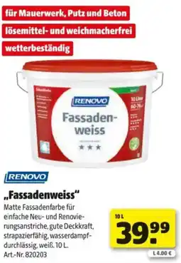 Hagebau Fassadenweiss Angebot