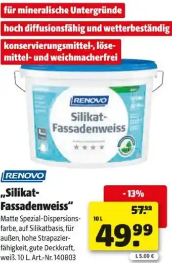 Hagebau Silikat- Fassadenweiss Angebot