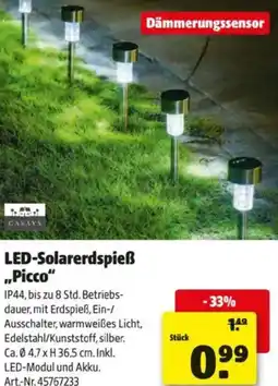 Hagebau LED-Solarerdspieß ,,Picco Angebot