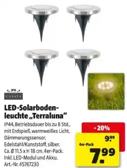 Hagebau LED-Solarboden- leuchte,,Terraluna Angebot