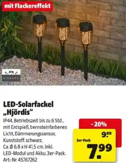 Hagebau LED-Solarfackel ,,Hjördis Angebot