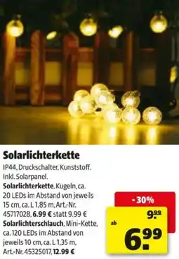 Hagebau Solarlichterkette Angebot