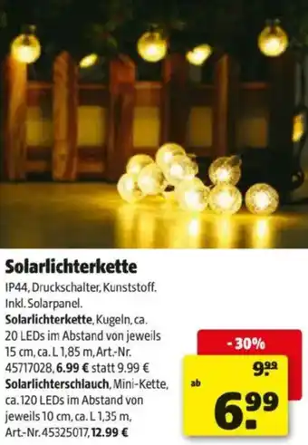 Hagebau Solarlichterkette Angebot