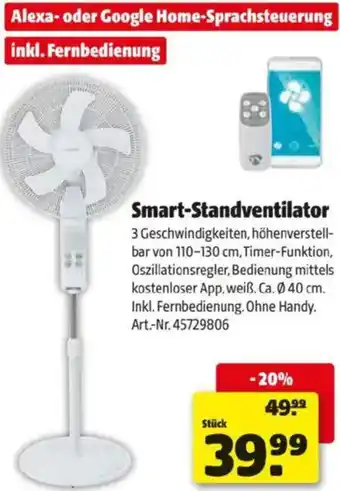 Hagebau Smart-Standventilator Angebot