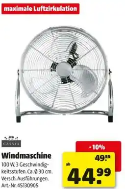 Hagebau Windmaschine Angebot