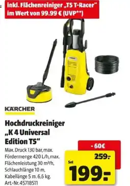 Hagebau Hochdruckreiniger ,,K 4 Universal Edition T5 Angebot