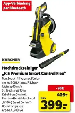 Hagebau Hochdruckreiniger ,,K5 Premium Smart Control Flex Angebot