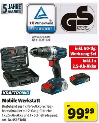 Hagebau Mobile Werkstatt Angebot