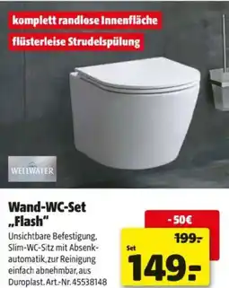 Hagebau Wand-WC-Set Flash Angebot