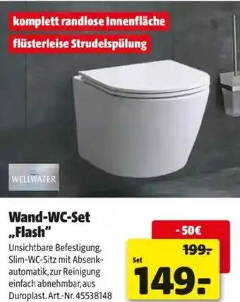Hagebau Wand-WC-Set Flash Angebot