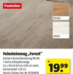 Hagebau Feinsteinzeug,,Forest Angebot